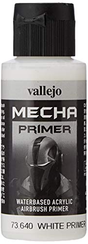 Vallejo AV Mecha Acryl-Farbe für Airbrush 60 ml White Primer von Vallejo