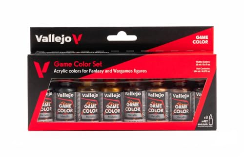 Vallejo - Farb-Set, Metallic-Farben, 8 x 17 ml - Plastikmodell, Hobby, Farben Vallejo - Farb-Set, Metallic-Farben, 8 x 17 ml - Plastikmodell, Hobby, Farben von Vallejo