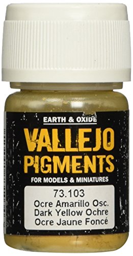Vallejo Farbpigmente, 30 ml Dark Yellow Ocre von Vallejo