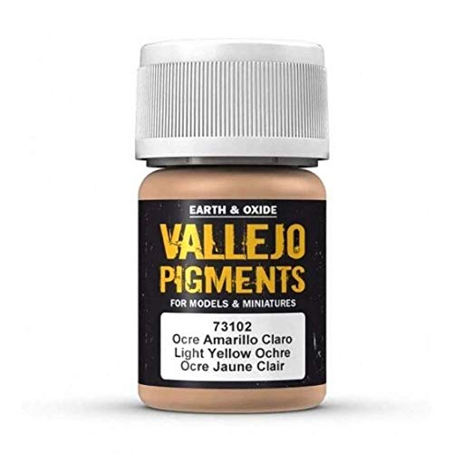 Vallejo Farbpigmente, 30 ml Light Yellow Ocre von Vallejo