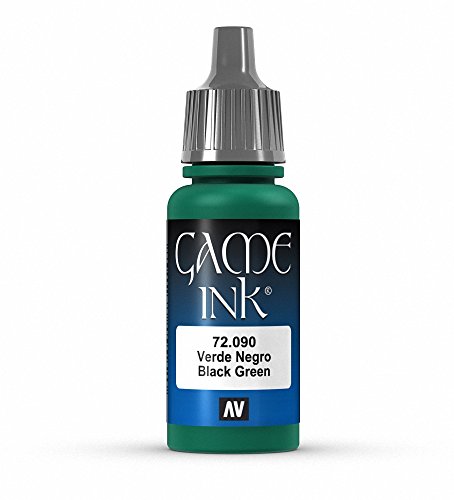 Vallejo Game Acrylfarbe, 17 ml Inky Black Green Vallejo Game Acrylfarbe, 17 ml Inky Black Green von Vallejo