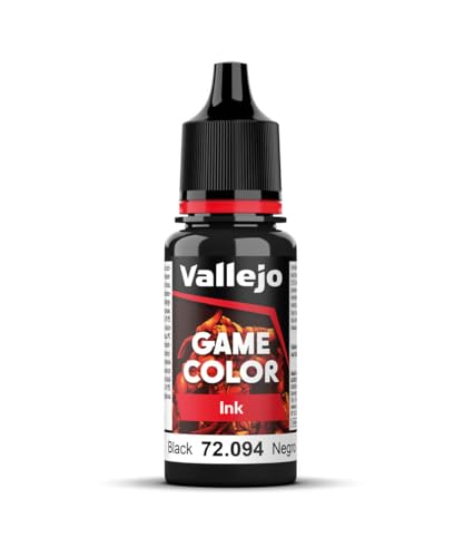 Vallejo Game Acrylfarbe, 17 ml Inky Black von Vallejo