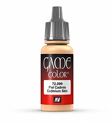 Vallejo Game Farbe, 17-ml-Acrylfarbe Cadmium Skin von Vallejo