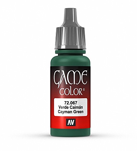 Vallejo Game Farbe, 17-ml-Acrylfarbe Cayman Green von Vallejo