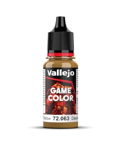 Vallejo Game Farbe, 17-ml-Acrylfarbe Desert Yellow von Vallejo