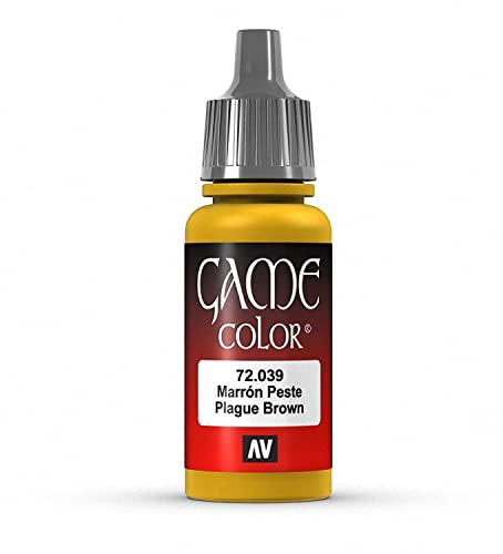 Vallejo Game Farbe, 17-ml-Acrylfarbe Einheitsgröße Plague Brown Vallejo Game Farbe, 17-ml-Acrylfarbe Einheitsgröße Plague Brown von Vallejo
