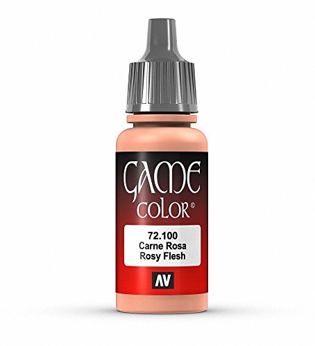 Vallejo Game Farbe, 17-ml-Acrylfarbe Rosy Flesh von Vallejo