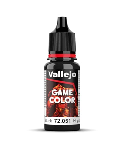 Vallejo Game Farbe, 17-ml-Acrylfarbe Schwarz Vallejo Game Farbe, 17-ml-Acrylfarbe Schwarz von Vallejo