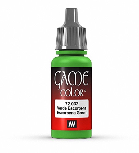 Vallejo Game Farbe, 17-ml-Acrylfarbe Scorpy Green von Vallejo