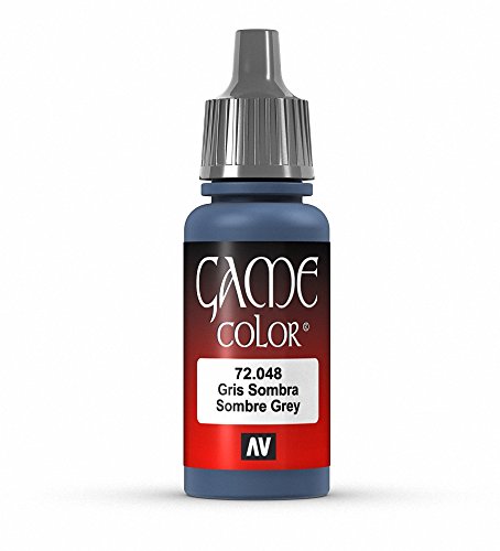 Vallejo Game Farbe, 17-ml-Acrylfarbe Sombre Grey von Vallejo