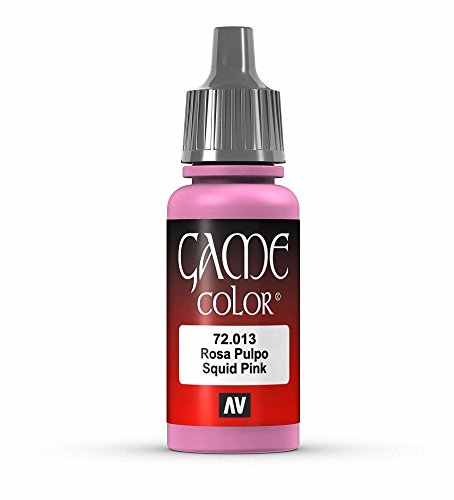 Vallejo Game Farbe, 17-ml-Acrylfarbe Squid Pink von Vallejo