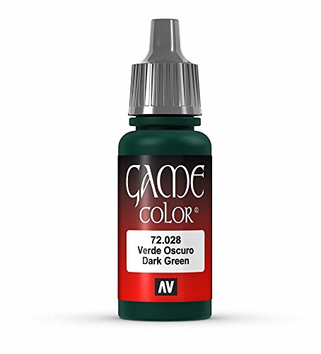 Vallejo Game Farbe, 17-ml-Acrylfarbe dunkelgrün von Vallejo