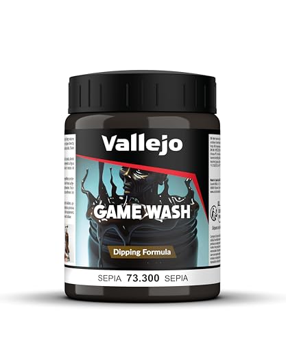 Vallejo Game wasch- Dipping Formula, 200 ml- Sepia Vallejo Game wasch- Dipping Formula, 200 ml- Sepia von Vallejo