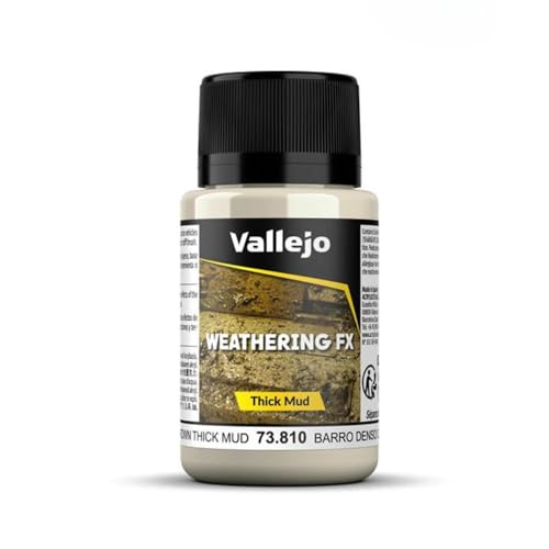 Vallejo Mittel Thick Mud für verwitterte Optik, 40 ml, Hellbraun Vallejo Mittel Thick Mud für verwitterte Optik, 40 ml, Hellbraun von Vallejo