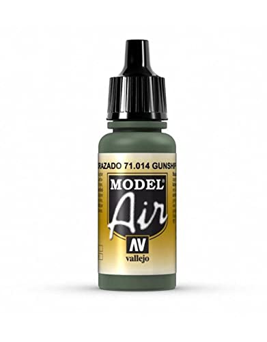 Vallejo Model Air Acrylfarbe, 17 ml Gunship Green von Vallejo