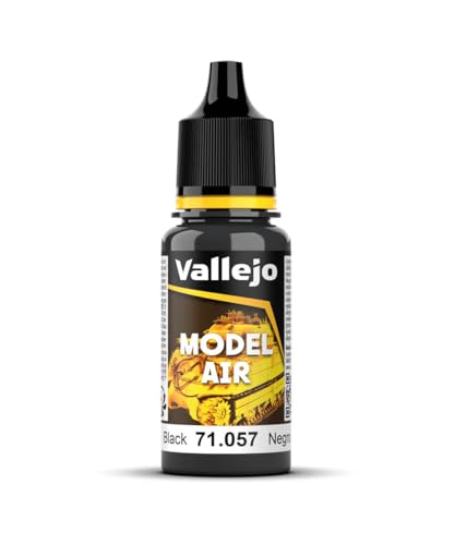 Vallejo Model Air Acrylfarbe, 17 ml Schwarz Vallejo Model Air Acrylfarbe, 17 ml Schwarz von Vallejo