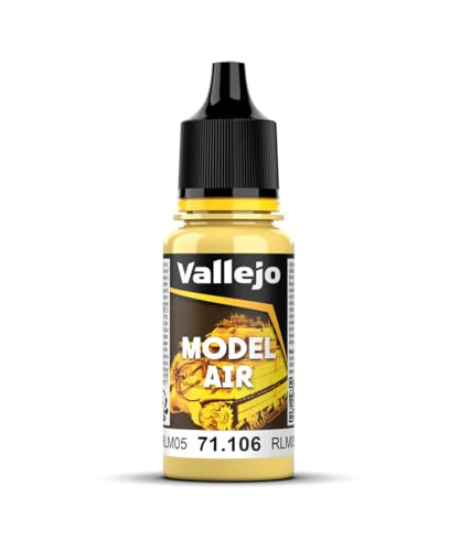 Vallejo Model Air Acrylfarbe, 17 ml Yellow Lazure Rlm 05 von Vallejo