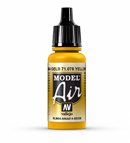 Vallejo Model Air Acrylfarbe, 17 ml goldgelb von Vallejo