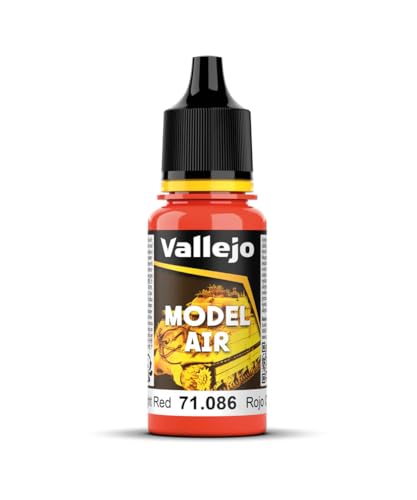Vallejo Model Air Acrylfarbe, 17 ml hellrot von Vallejo