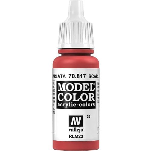 Vallejo Model Color 70.817 Scharlachrot - Scarlet 17ml Acrylfarbe von Vallejo
