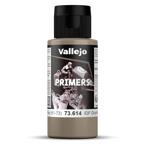 Vallejo Modell Farbe 60 ml Polyurethan-Primer IDF Israeli Sand Grey von Vallejo