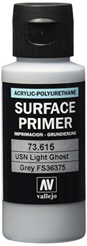Vallejo Modell Farbe 60 ml Polyurethan-Primer USN Light Ghost Grey von Vallejo