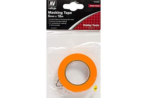 Vallejo - Modellbauklebeband, 6 mm x 18 m - Plastikmodellbau, Werkzeug von Vallejo