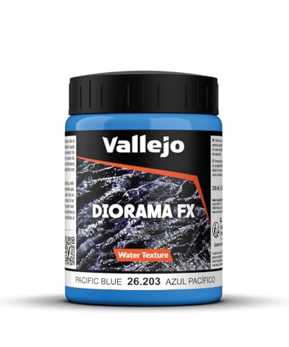 Vallejo Modellierfarbe, 200 ml, Wassereffekte Pacific Blue Vallejo Modellierfarbe, 200 ml, Wassereffekte Pacific Blue von Vallejo