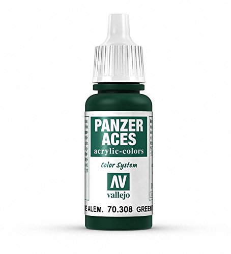 Vallejo Panzer Aces Acrylfarbe, 17 ml Green Tail Light von Vallejo