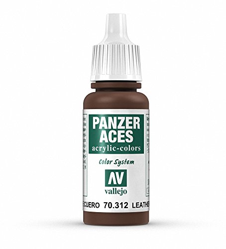 Vallejo Panzer Aces Acrylfarbe, 17 ml Leather Belt von Vallejo