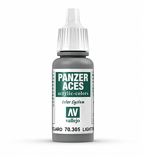 Vallejo Panzer Aces Acrylfarbe, 17 ml Leichtes Gummi von Vallejo
