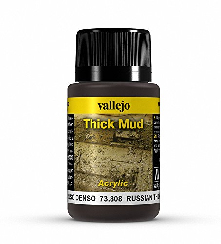 Vallejo Thick Mud Lack für künstliche Alterung, Flasche 40 ml, Verwitterungs-Effekt von Vallejo