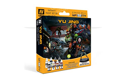 Vallejo VAL70235 Yu Jing, mit Figur, 17 ml (8er Pack) von Vallejo