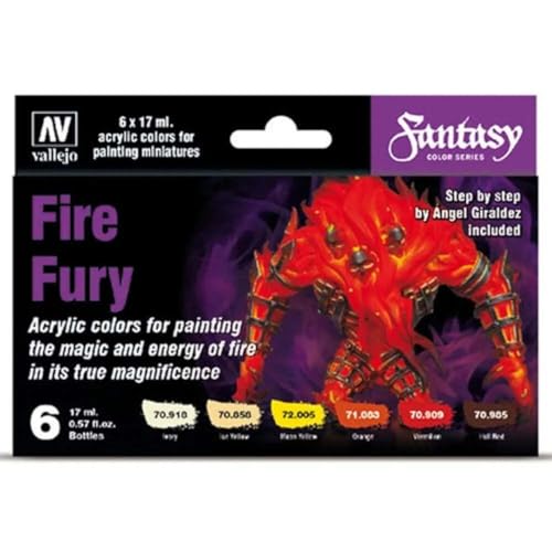 Farb-Set, Feuerflut Farb-Set, Feuerflut von Vallejo