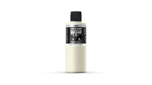 Vallejo VJ74643 AV Mecha Color Grundierung, 200 ml, elfenbeinfarben, Mehrfarbig von Vallejo