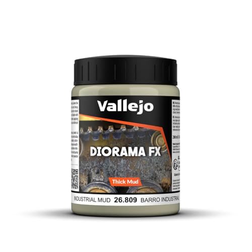 Vallejo Verwitterungseffekte-Farbe, 200 ml Industrial Thick Mud Vallejo Verwitterungseffekte-Farbe, 200 ml Industrial Thick Mud von Vallejo
