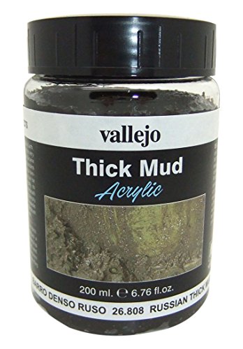 Vallejo Verwitterungseffekte-Farbe, 200 ml Russian Thick Mud von Vallejo
