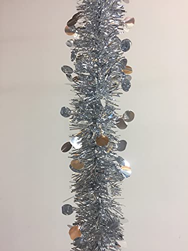 Valtpino 88102 Weihnachtsgirlande, Farbe Silber von Valtpino