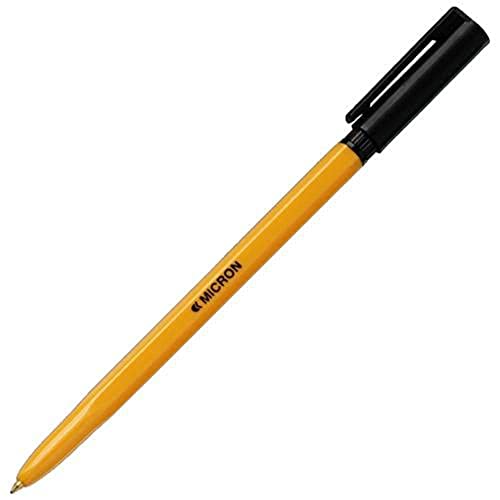 Micron Kugelschreiber, 0,5 mm, Schwarz, 50 Stück von Value