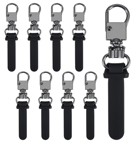 9 Stück Reißverschluss Zipper Ersatz, Reissverschluss Zipper Abnehmbare Metall Zipper Pulls für Geldbörsen, Kleider, Jeans & Koffer, Hochwertige Reißverschluss Reparaturteile von ValueBargain