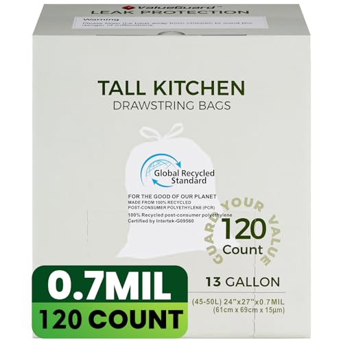 ValueGuard Müllbeutel (80/120 Stück) (120 Stück, 18 Mic) von ValueGuard