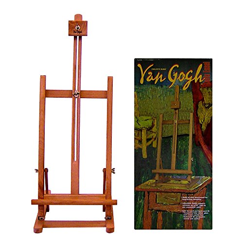 Tischstaffelei "van Gogh" mit H-Fuß aus geöltem Buchenholz mit oberem Bildhalter von Van Gogh Koh-I-Noor