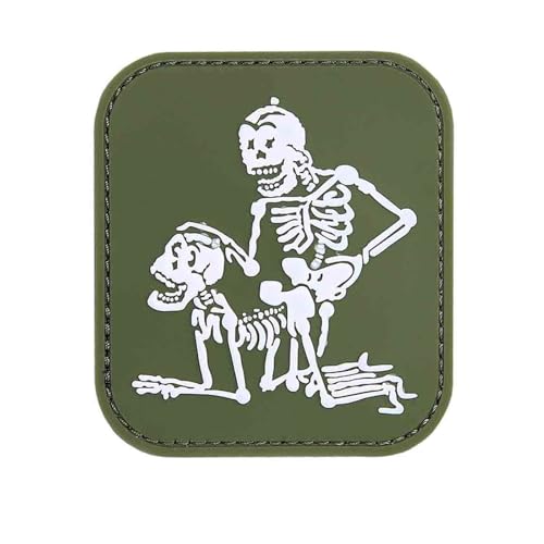 3D Patch Skelette 7,8 x 7 cm Abzeichen Funny Geschlechter Verkehr Gerippe Knochen Totenkopf oliv 3D Patch Skelette 7,8 x 7 cm Abzeichen Funny Geschlechter Verkehr Gerippe Knochen Totenkopf oliv von Van Os
