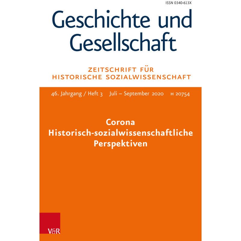 Corona - Historisch-Sozialwissenschaftliche Perspektiven, Kartoniert (TB) von Vandenhoeck & Ruprecht