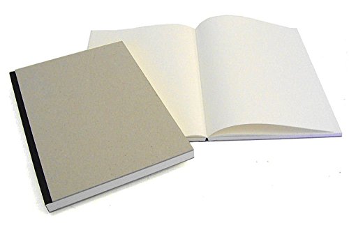 Hardcover-Skizzenbuch, Projektbuch, Zeichenbuch, DIN A5, 144 Seiten, Einband Grau natur von Vang