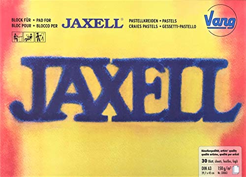 Jaxell Pastel Crayon Drawing Pad DIN A3 29.7 x 42 cm 150 g/m² von Vang