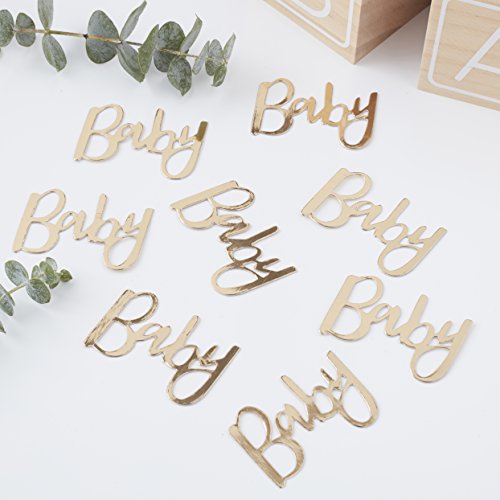 Konfetti Goldfolie Oh Baby 14g Konfetti Goldfolie Oh Baby 14g von Vanharte