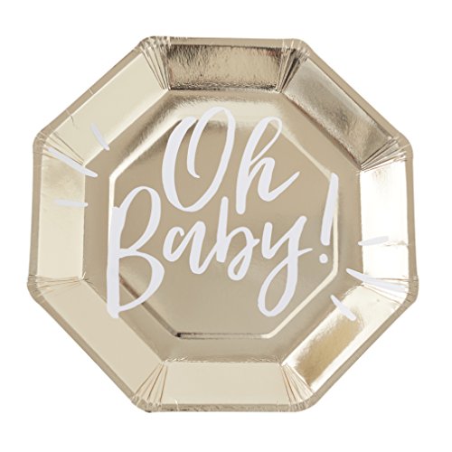 Party Teller Oh Baby 8er Set von Vanharte