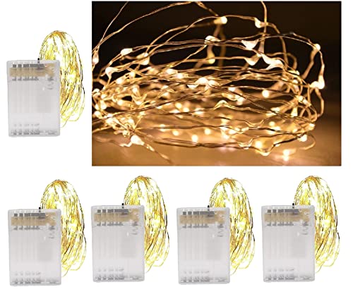 Vanorell 5 x 100 LED Drahtlichterkette warmweiß Silberdraht batteriebetrieben Lichterkette mit Batterie Draht Lichterkette Vanorell 5 x 100 LED Drahtlichterkette warmweiß Silberdraht batteriebetrieben Lichterkette mit Batterie Draht Lichterkette von Vanorell