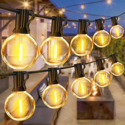 Vanranger Lichterkette LED Außen Strom Outdoor 65.5 Ft G40 20M Glühbirnen Garten Beleuchtung Balkon für Terrasse Party Lichterketten Aussen IP44 Wetterfest Pavillon String Lights Aussenlichterkette Vanranger Lichterkette LED Außen Strom Outdoor 65.5 Ft G40 20M Glühbirnen Garten Beleuchtung Balkon für Terrasse Party Lichterketten Aussen IP44 Wetterfest Pavillon String Lights Aussenlichterkette von Vanranger